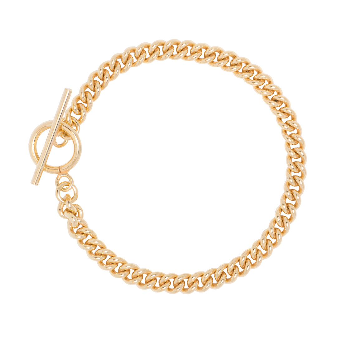 Baby Gold Curb Link Bracelet