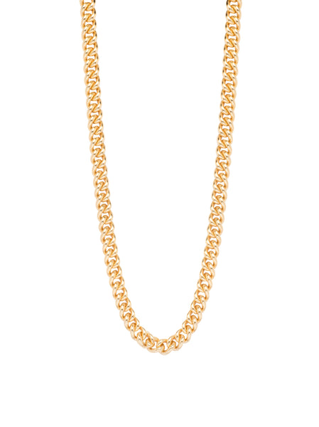 アクセサリー HENSON CURB LINK NECKLACE (Medium) 50cm Gold Curb Link Chain – Tilly Sveaas
