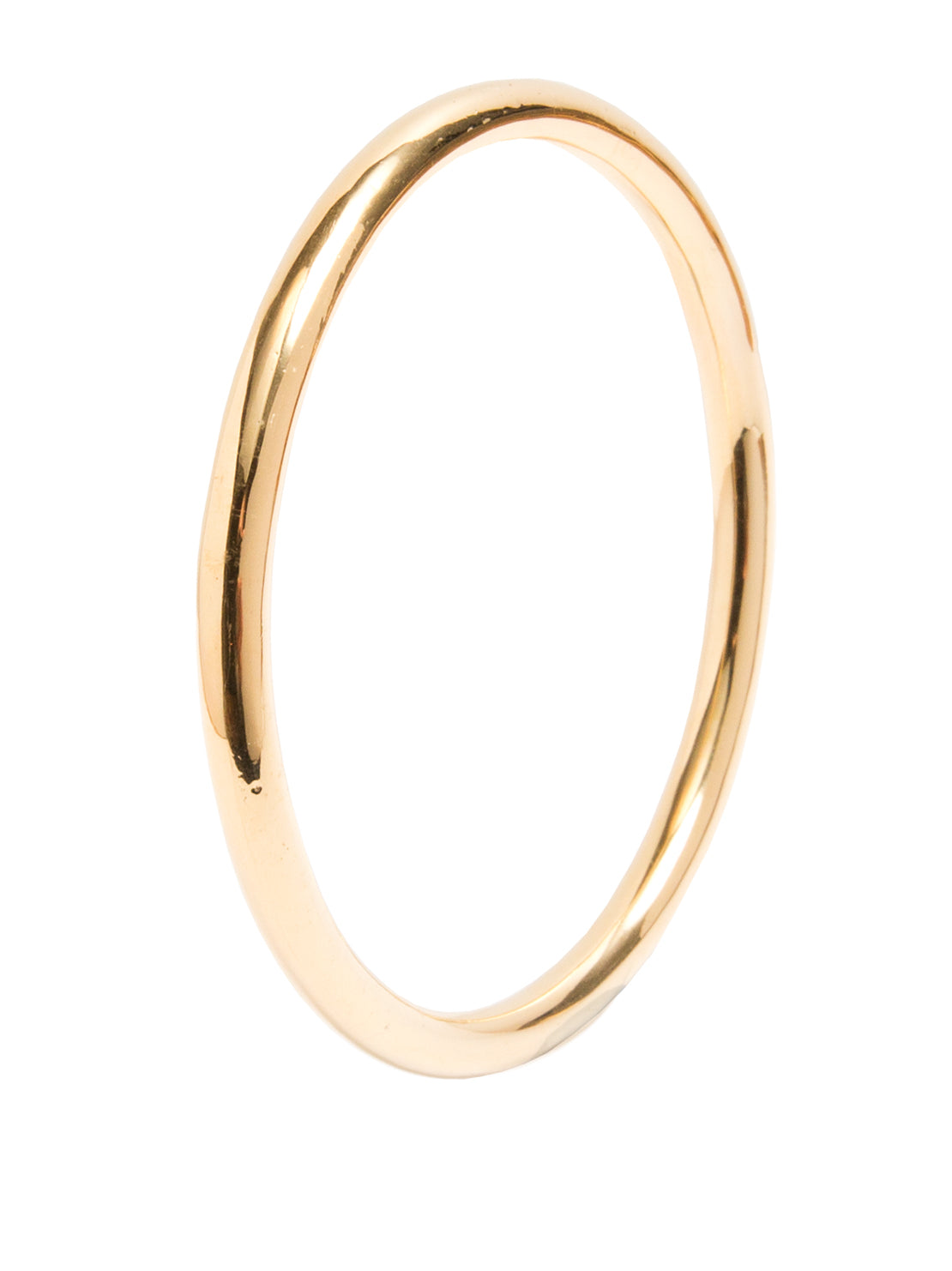 Medium Plain Gold Bangle