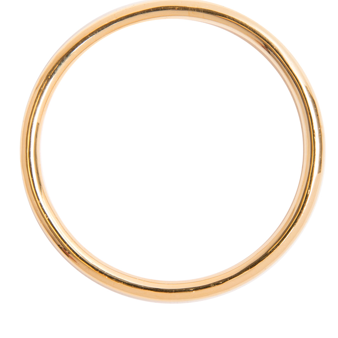 Medium Plain Gold Bangle