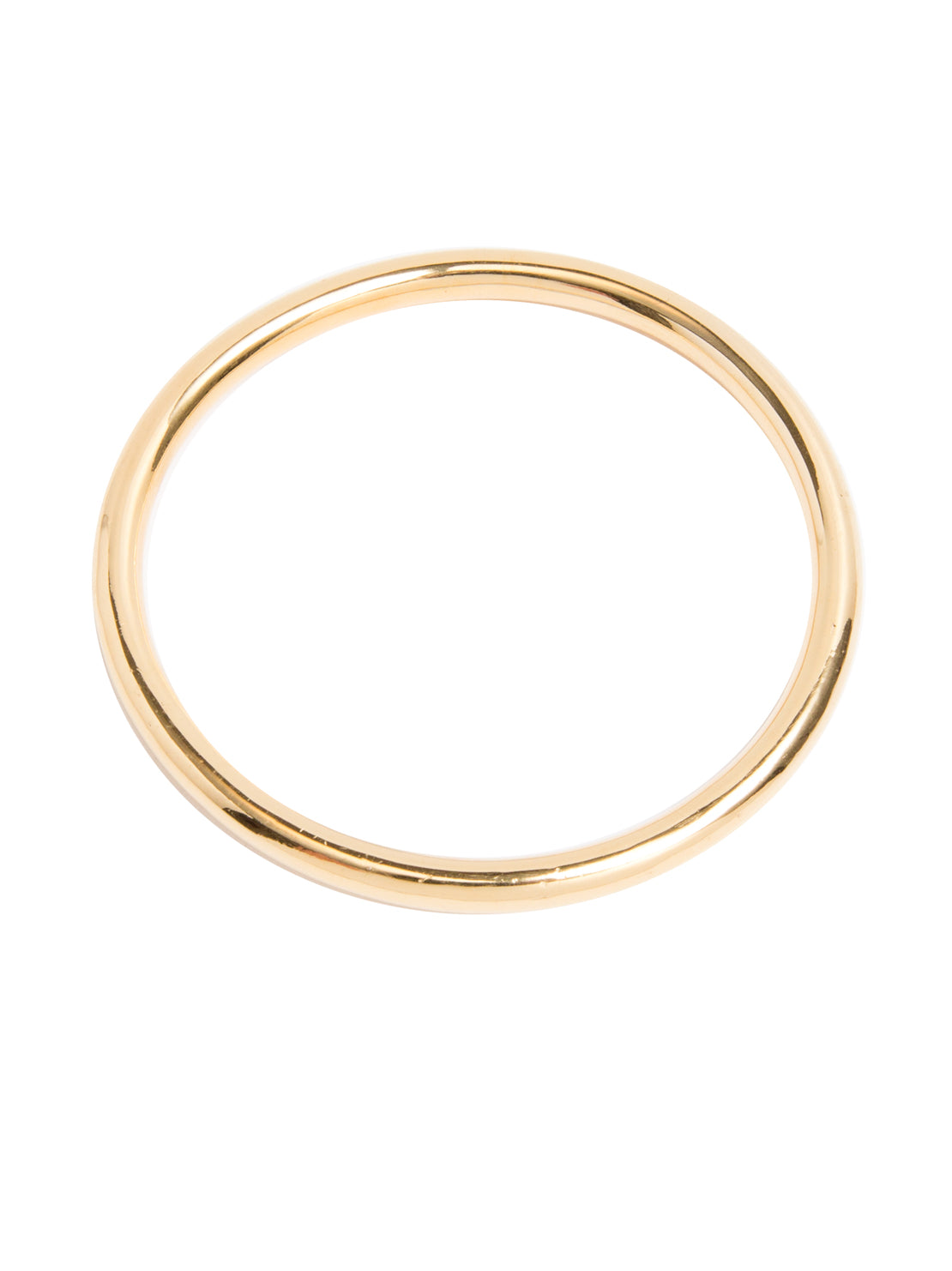 Medium Plain Gold Bangle