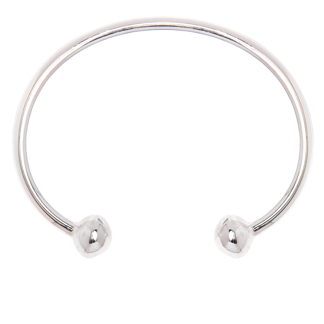 Men's Large Solid Sterling Silver Torque Bangle