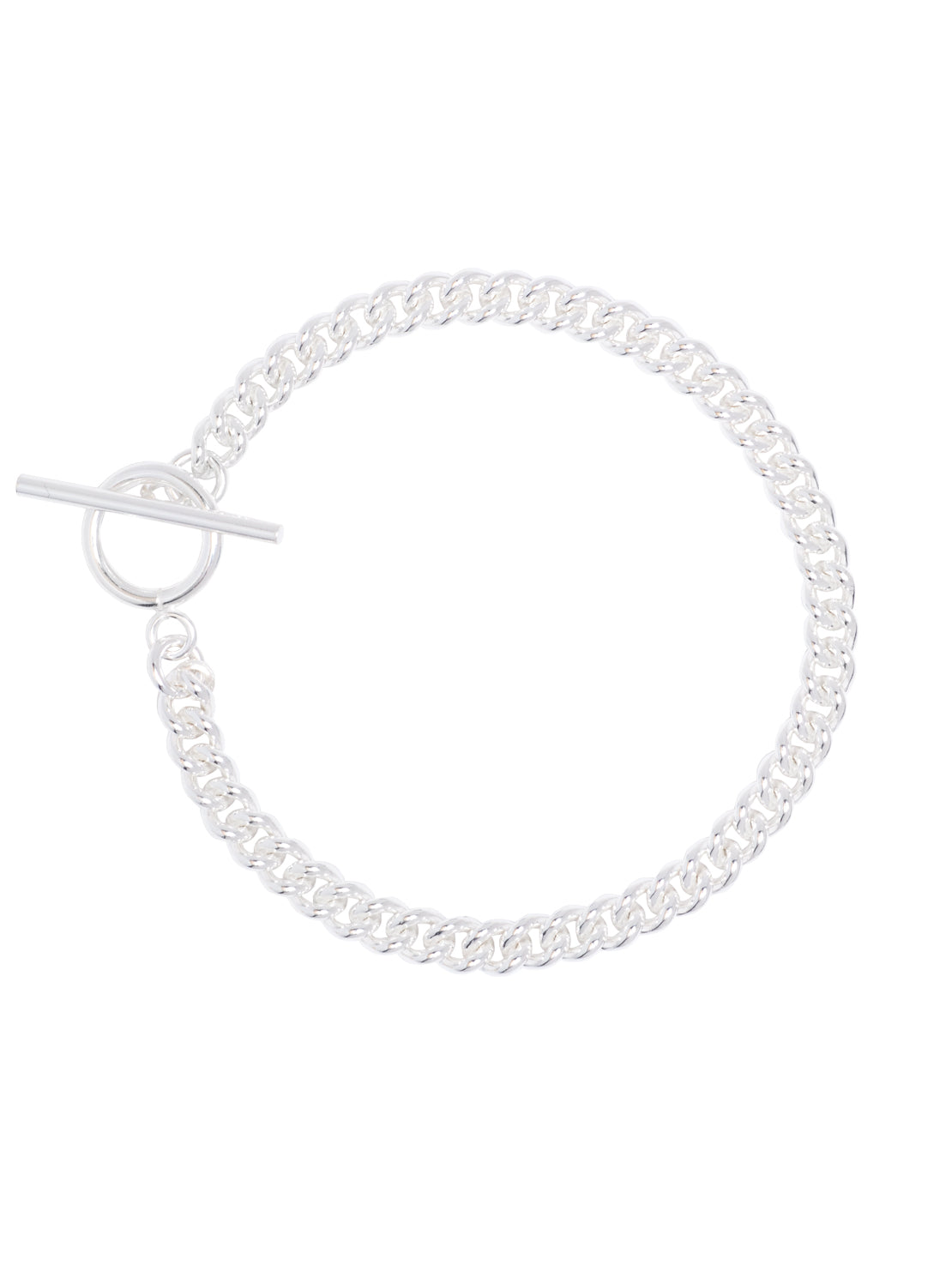 Baby Silver Curb Link Bracelet