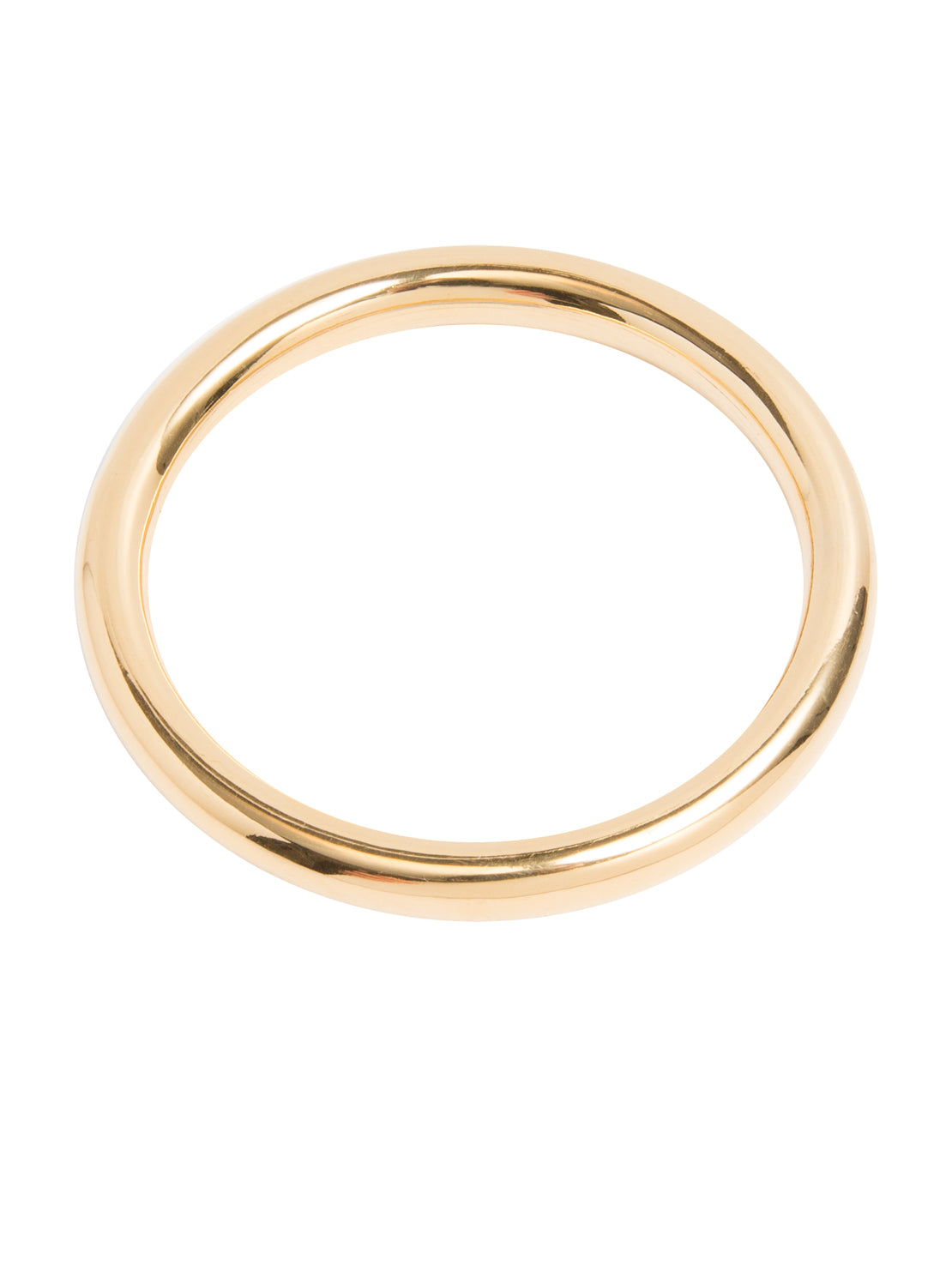 Large Plain Gold Bangle