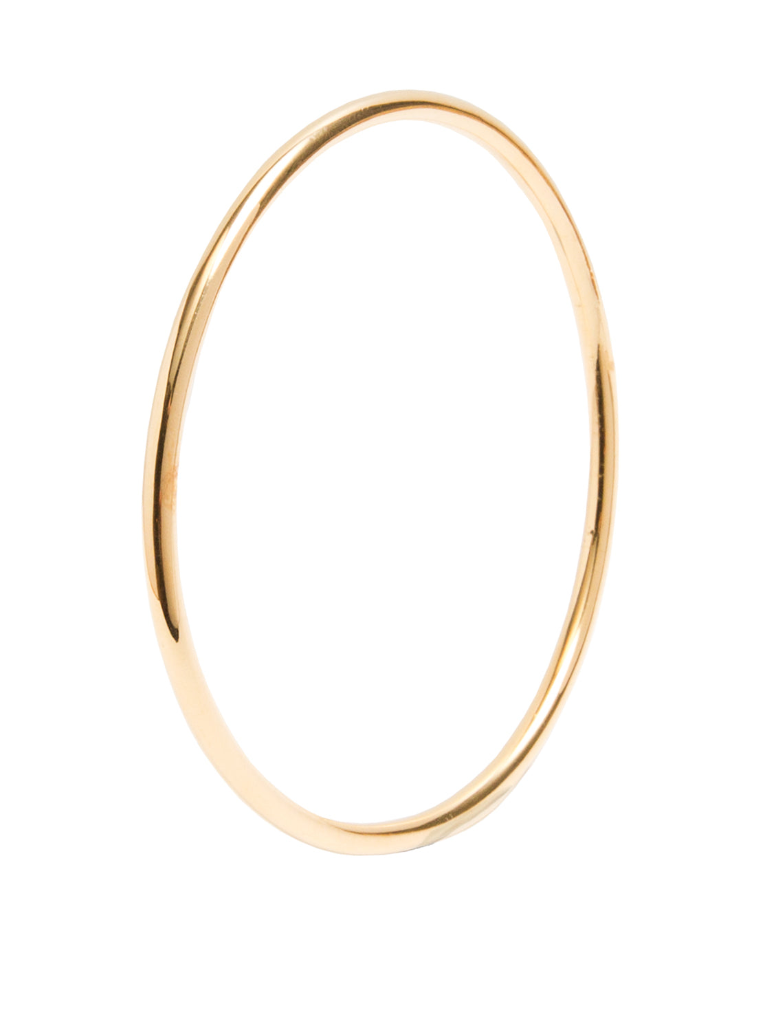 Small Plain Gold Bangle