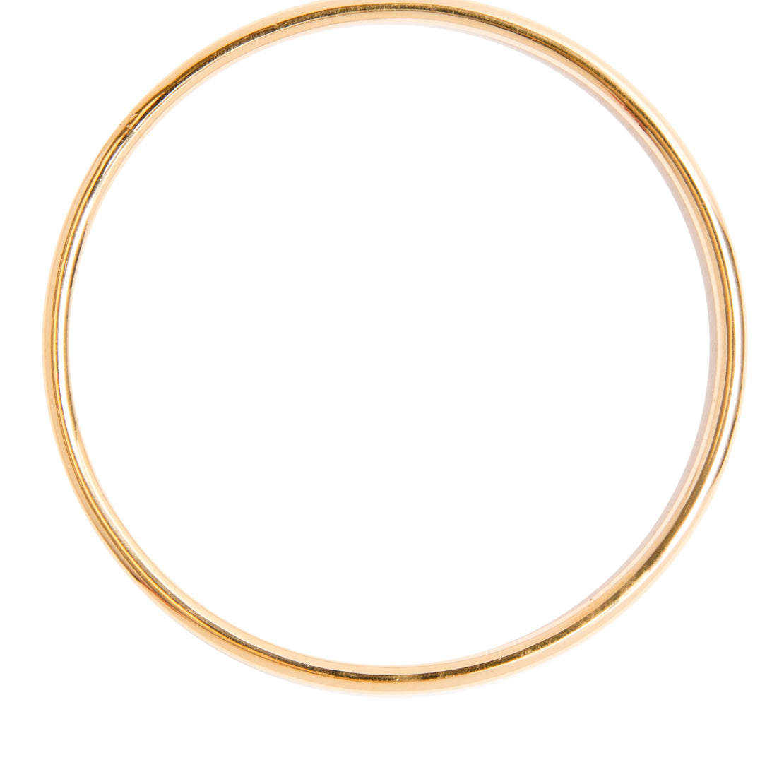Small Plain Gold Bangle