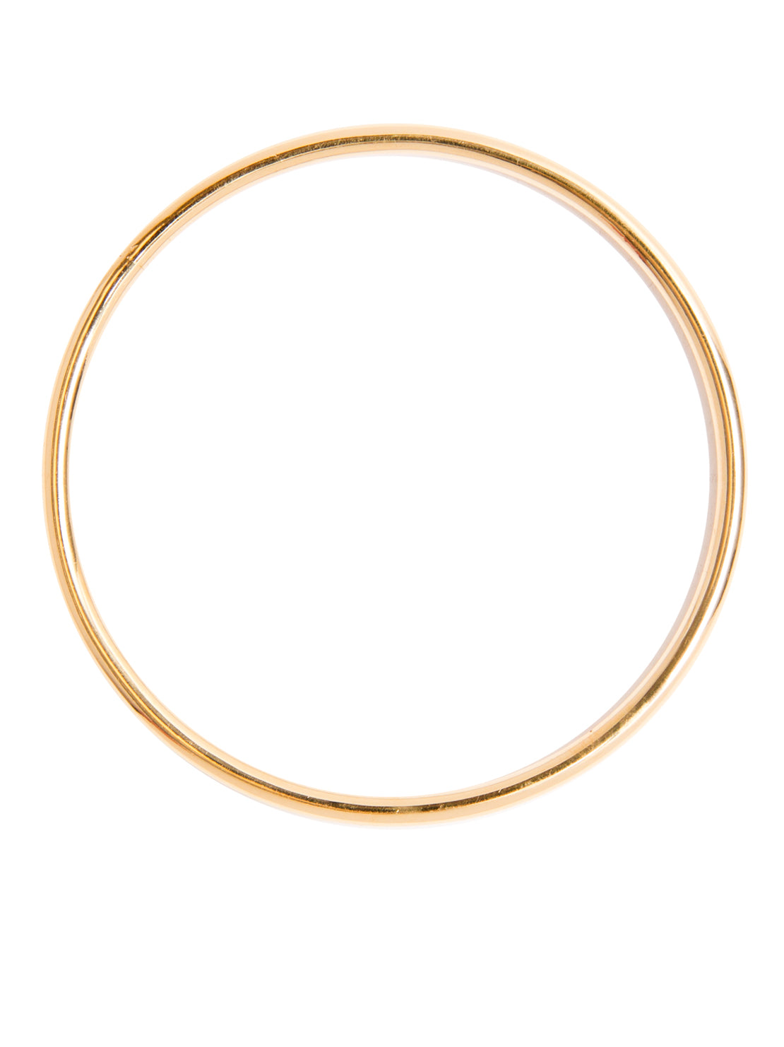 Small Plain Gold Bangle