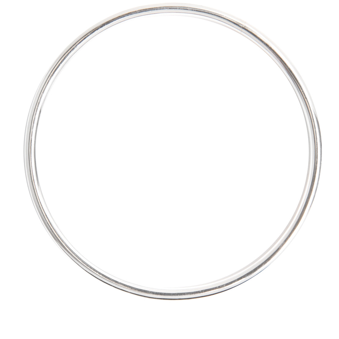 Small Plain Silver Bangle