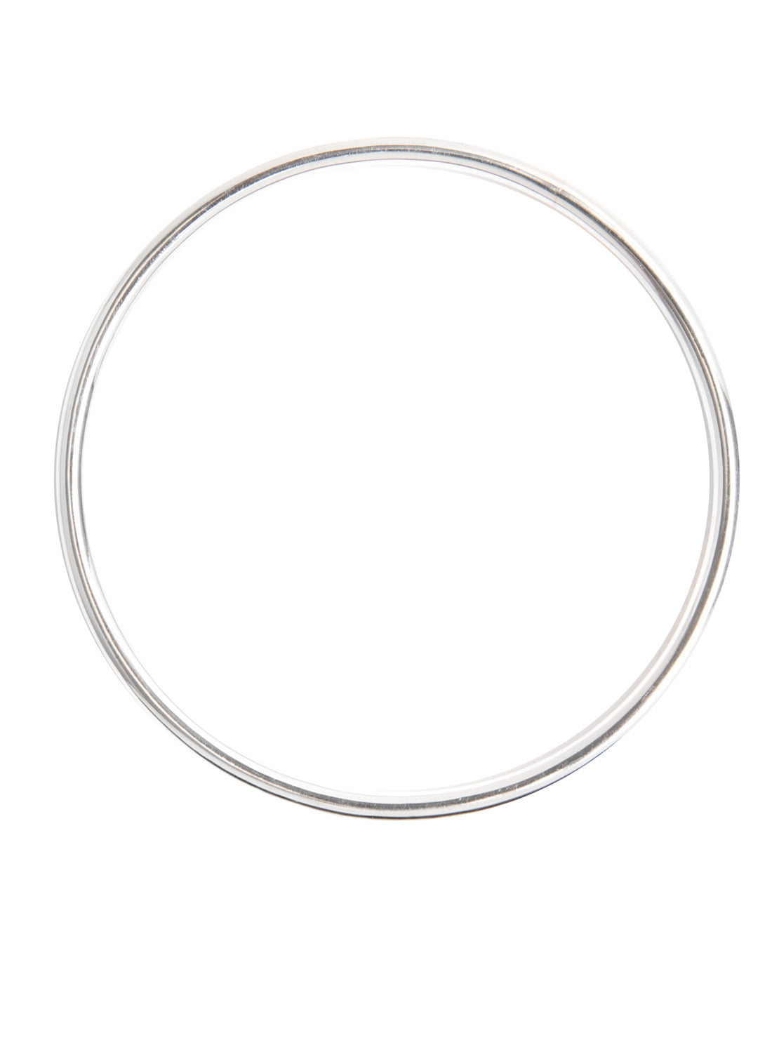 Small Plain Silver Bangle
