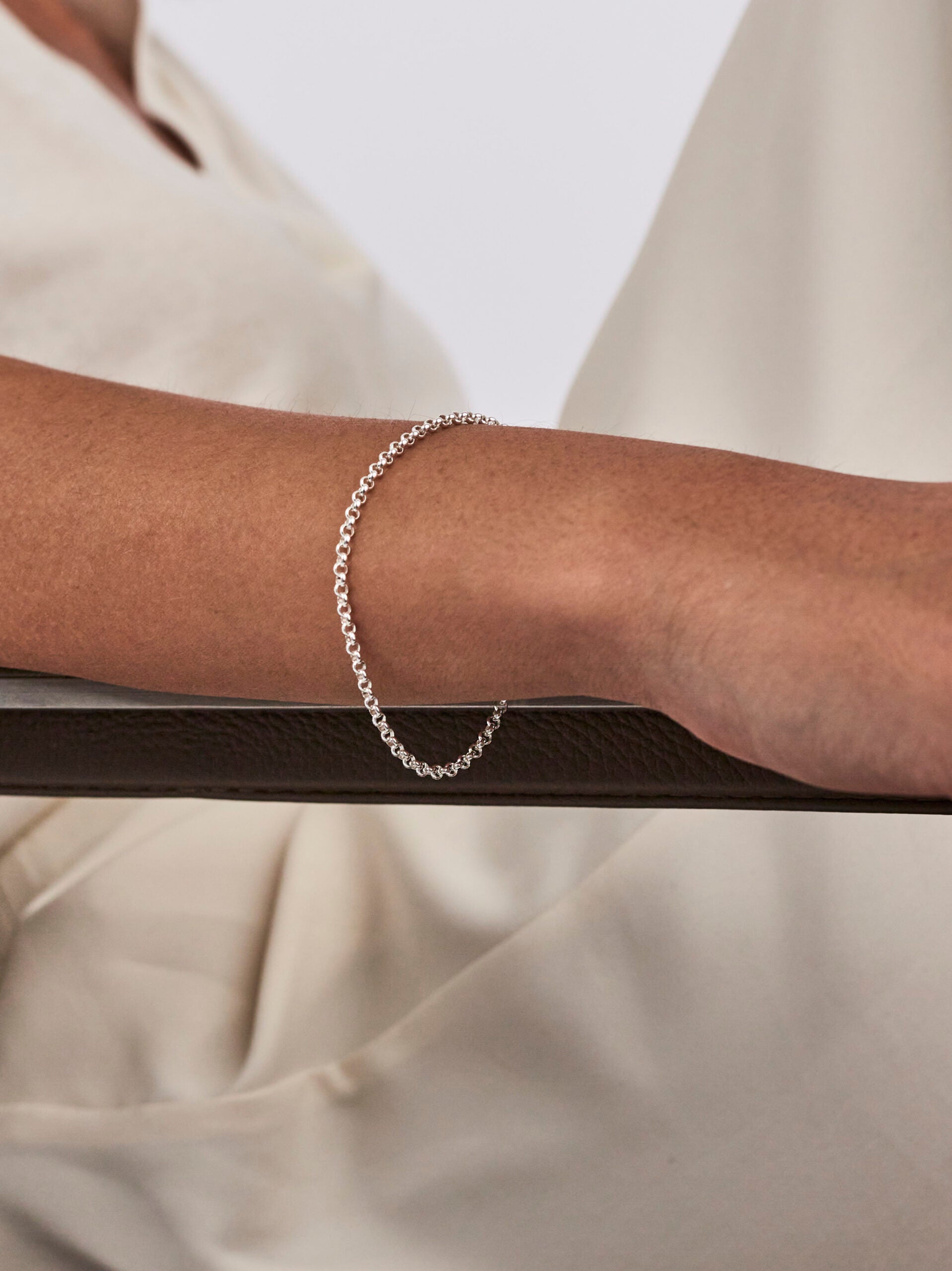 Fine Silver Belcher Bracelet