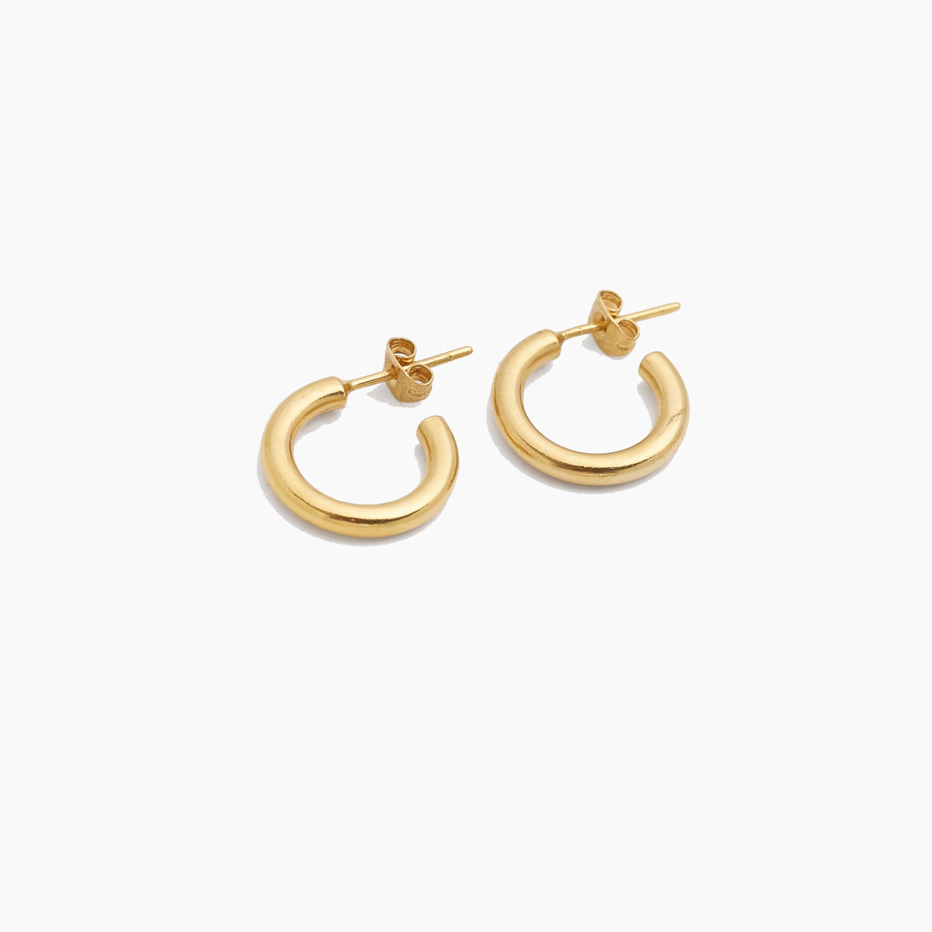 Tiny Gold Hoop Earrings