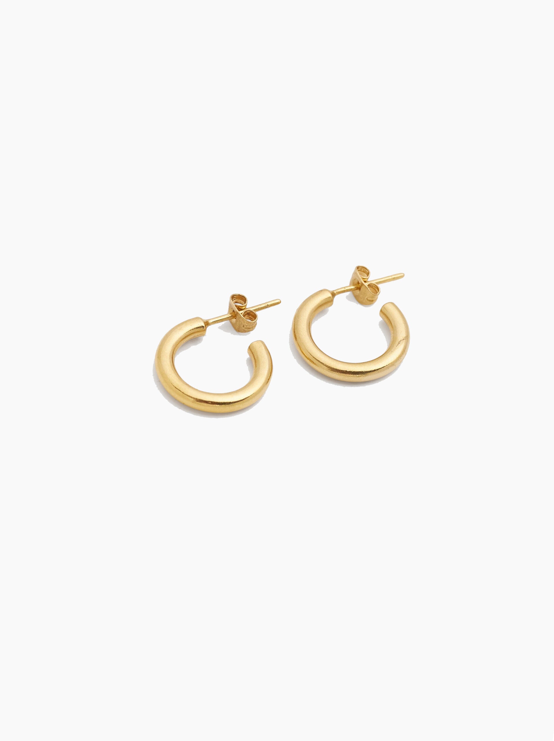 Tiny Gold Hoop Earrings