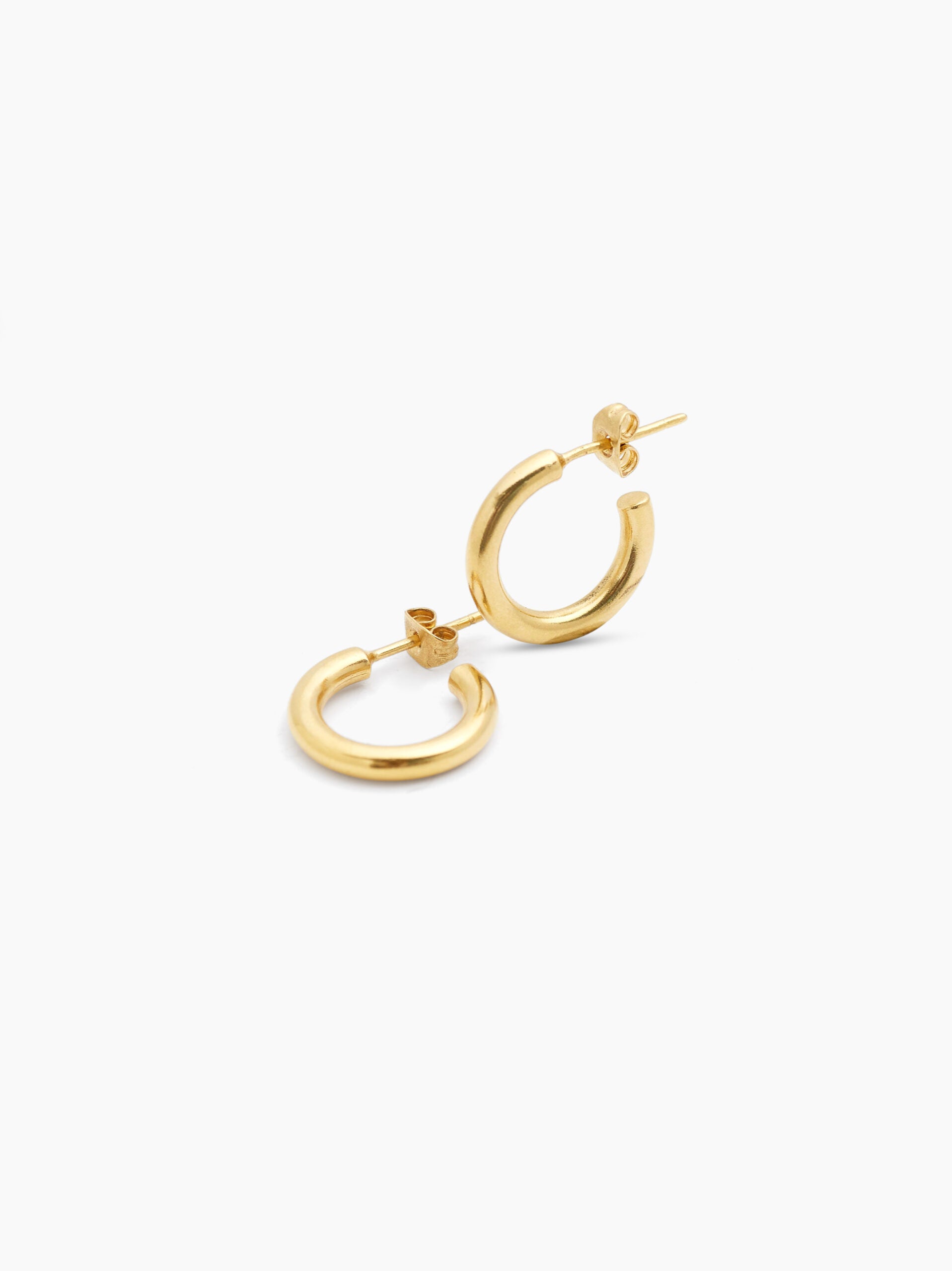 Tiny Gold Hoop Earrings
