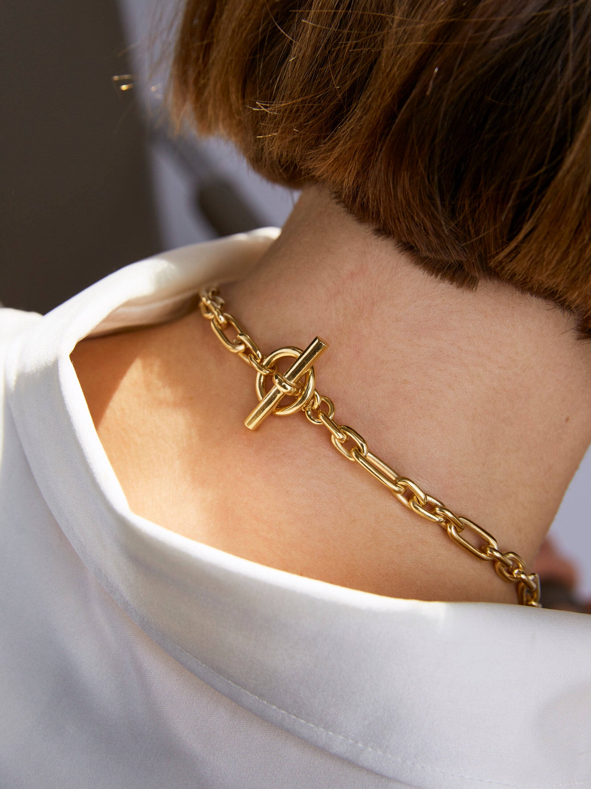 Tiny Gold Watch Chain Necklace