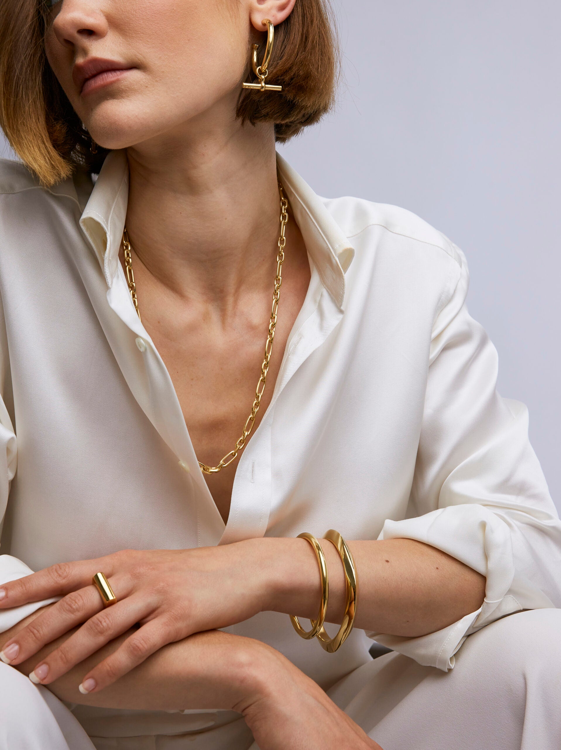 Tiny Gold Watch Chain Necklace