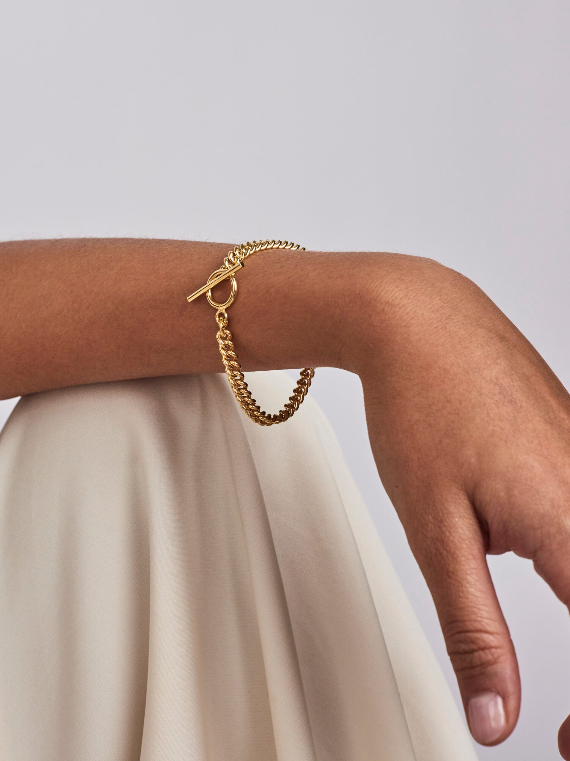 Baby Gold Curb Link Bracelet