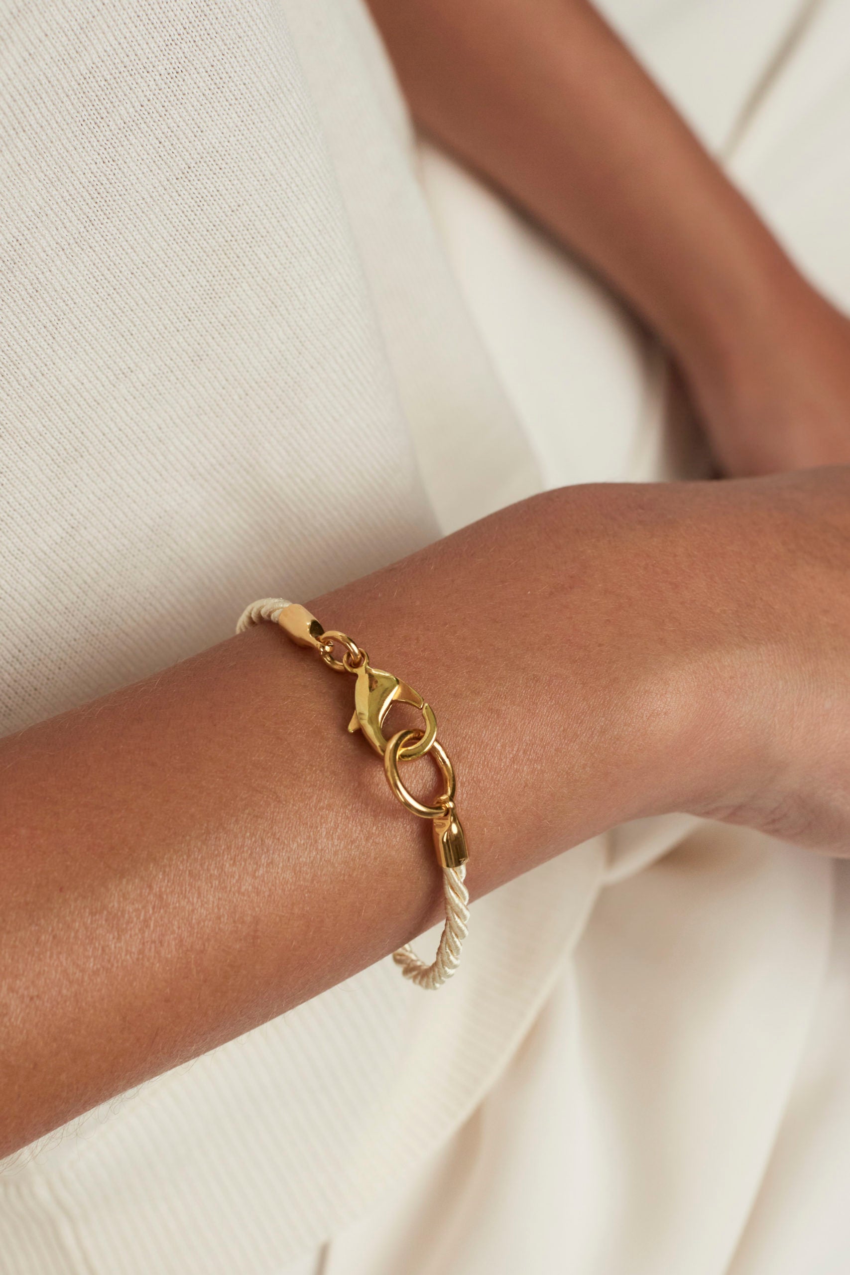 Tilly Sveaas Champagne Gold Friendship Bracelet