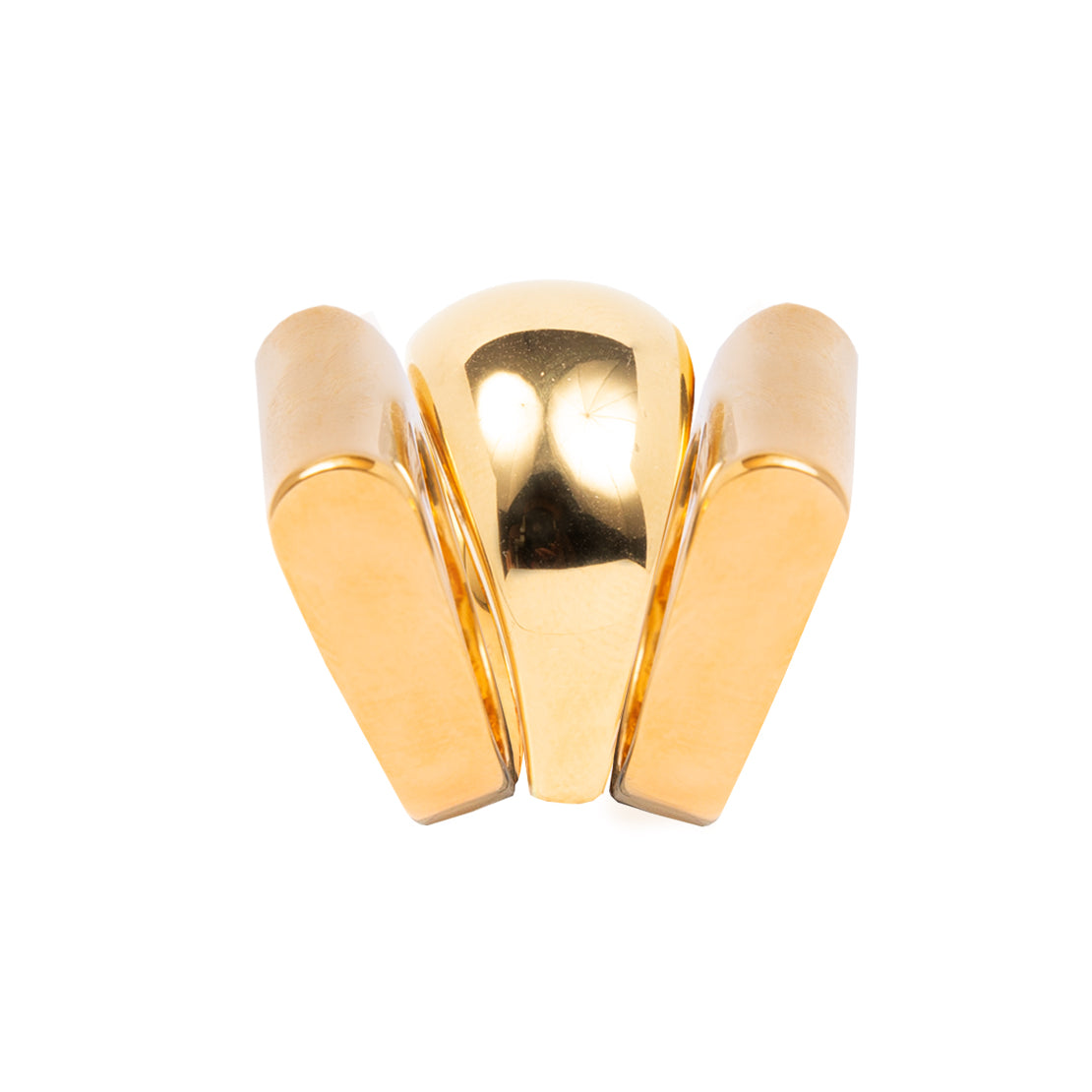Gold Ridge Triple Ring Set