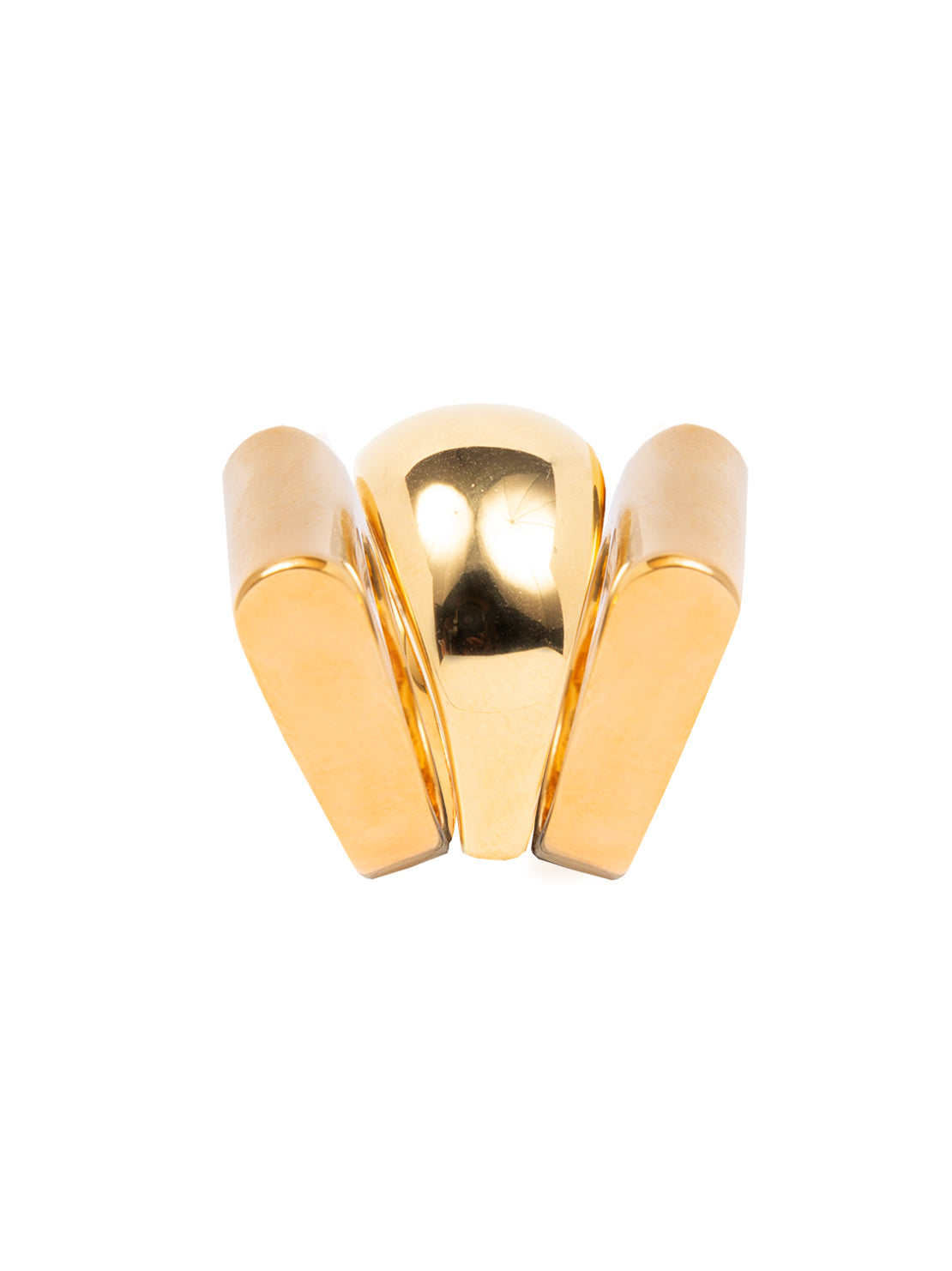 Gold Ridge Triple Ring Set