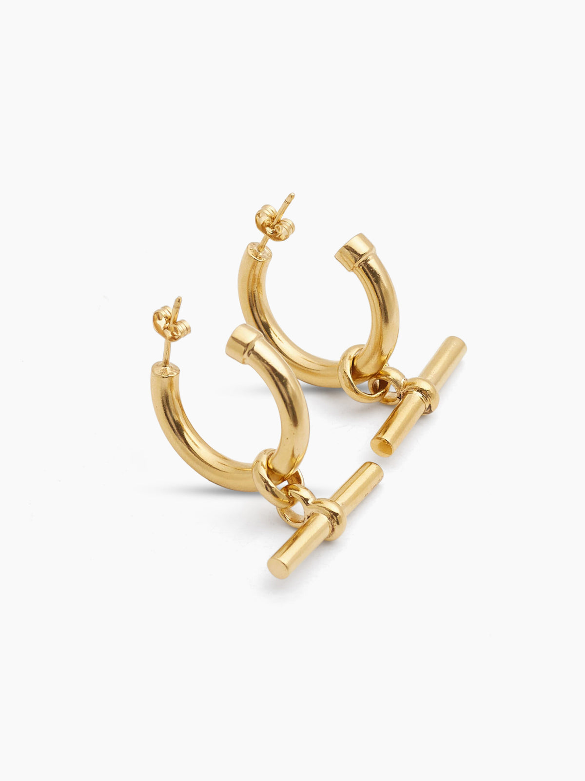 Large T Bar Earrings