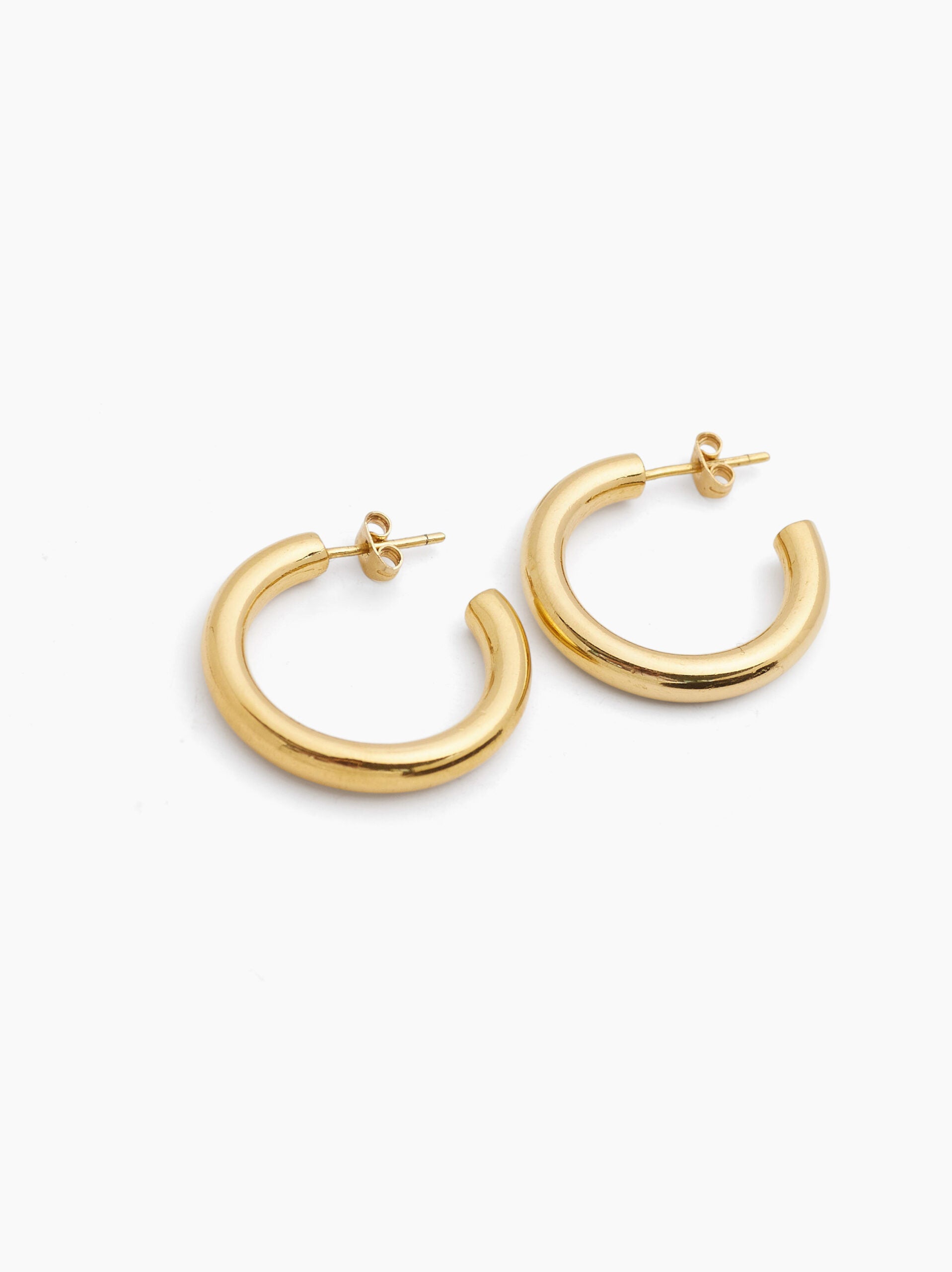 Large Gold Hoop Earrings