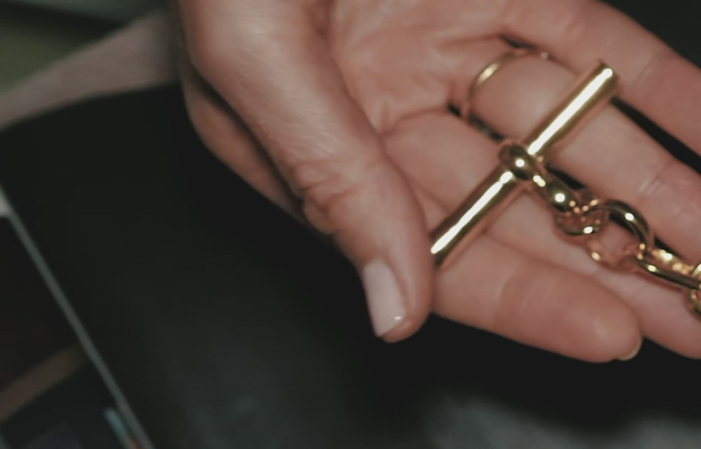 Baby Gold Curb Link Bracelet – Tilly Sveaas