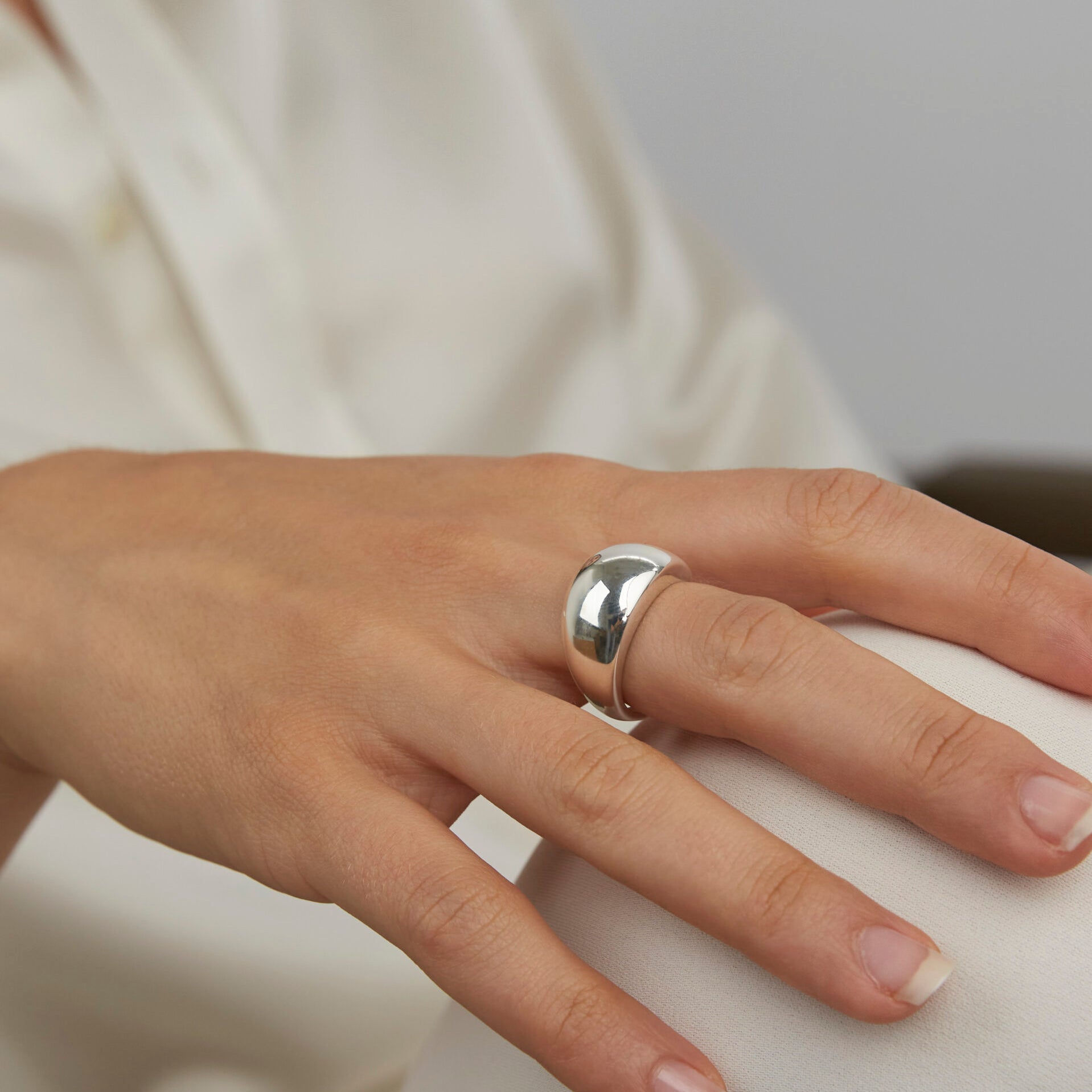 The Silver Dome Ring