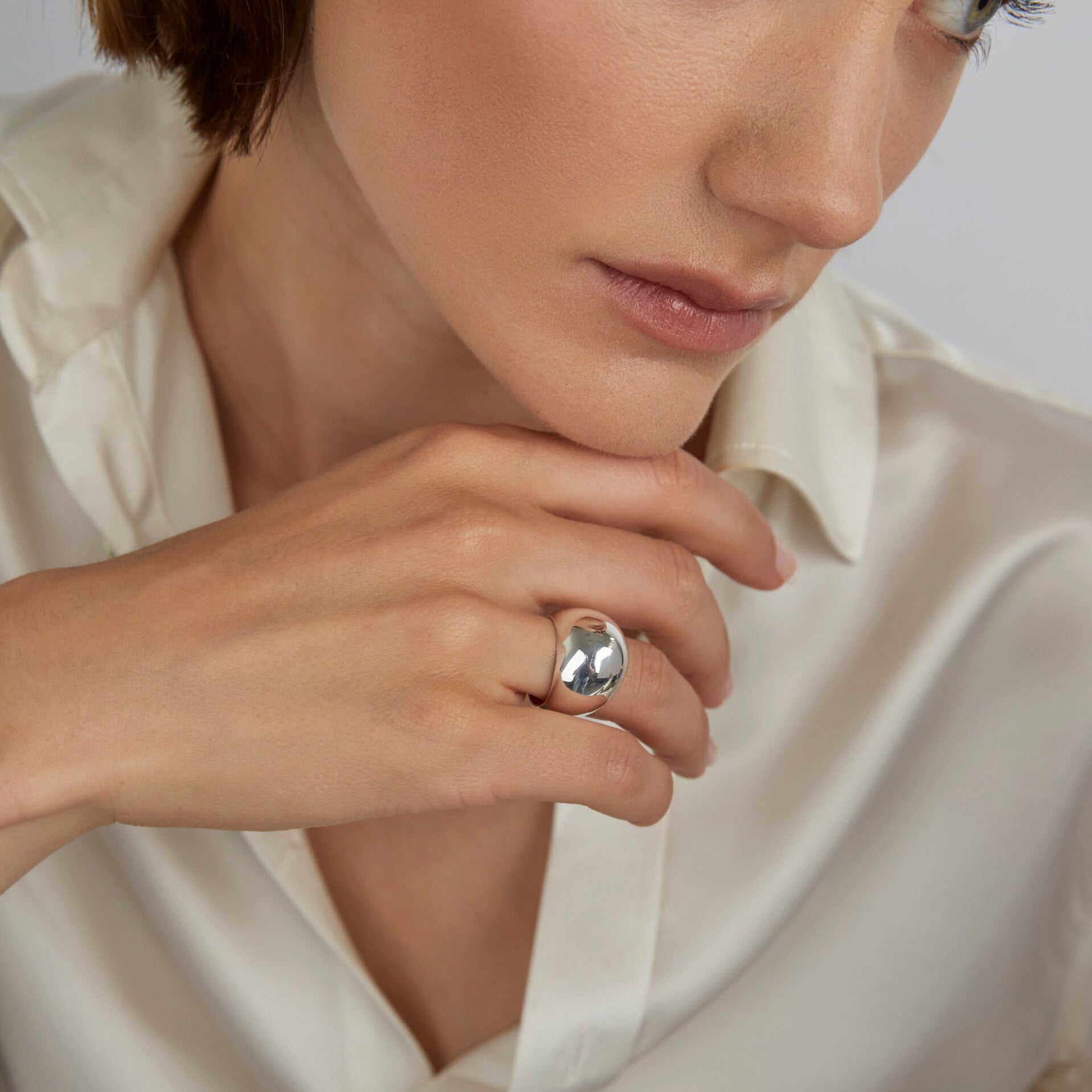 The Silver Egg Ring