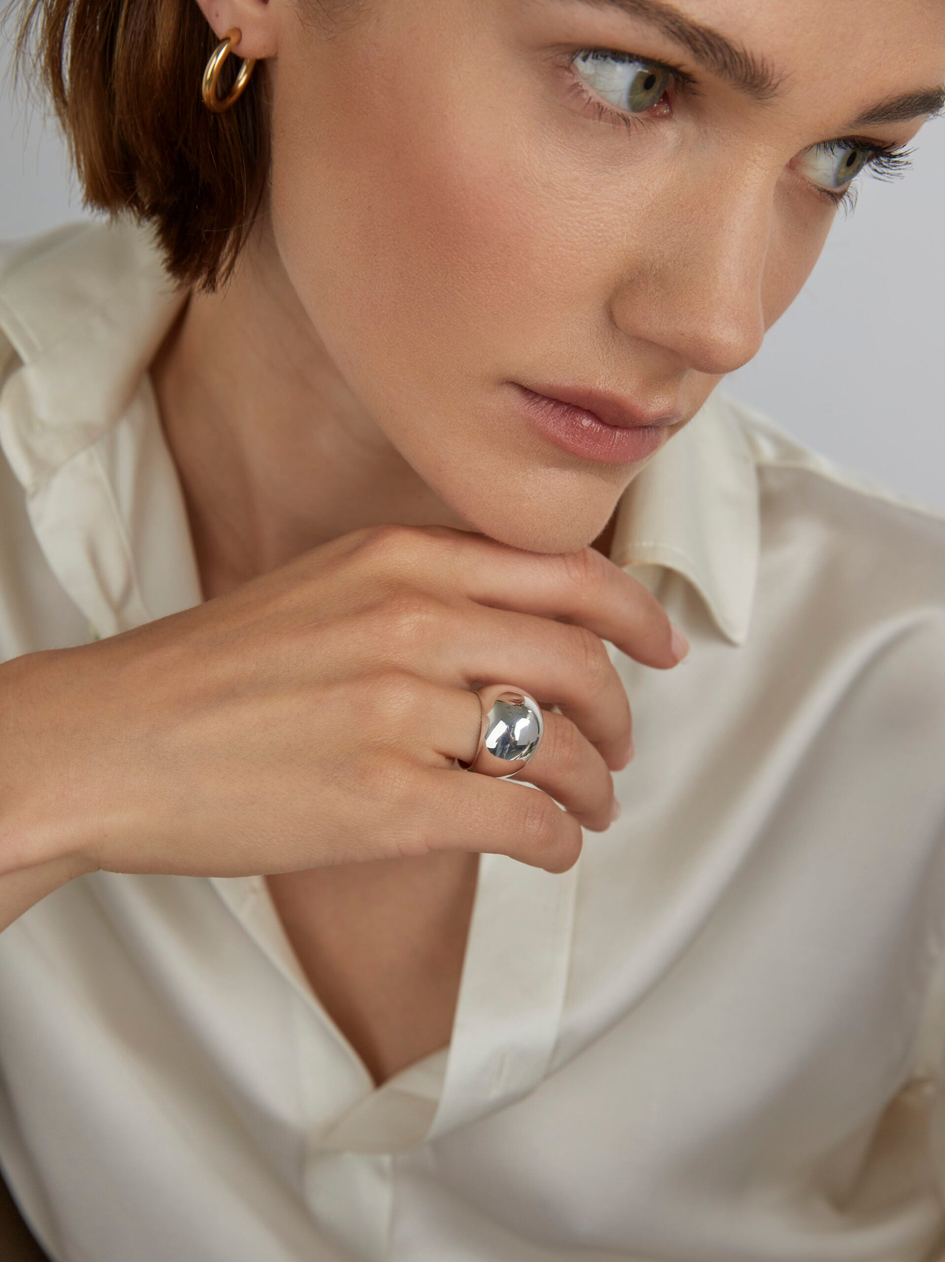 The Silver Egg Ring