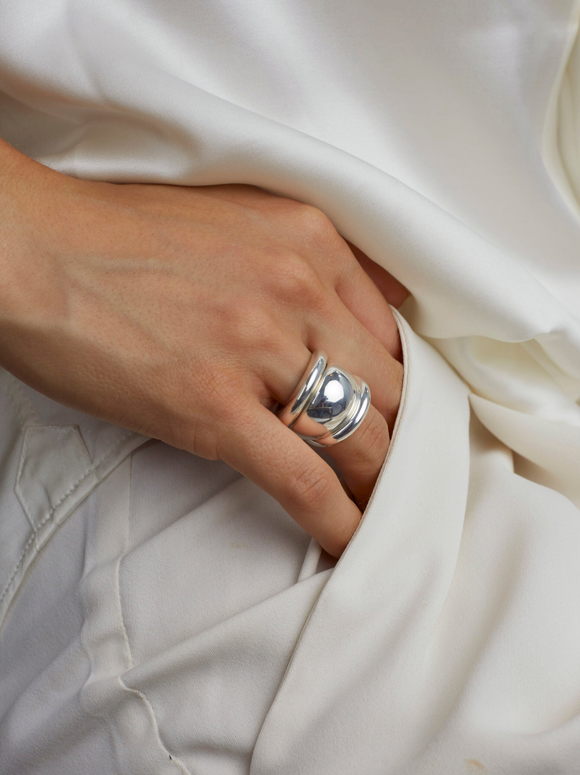 Silver Triple Ring Set