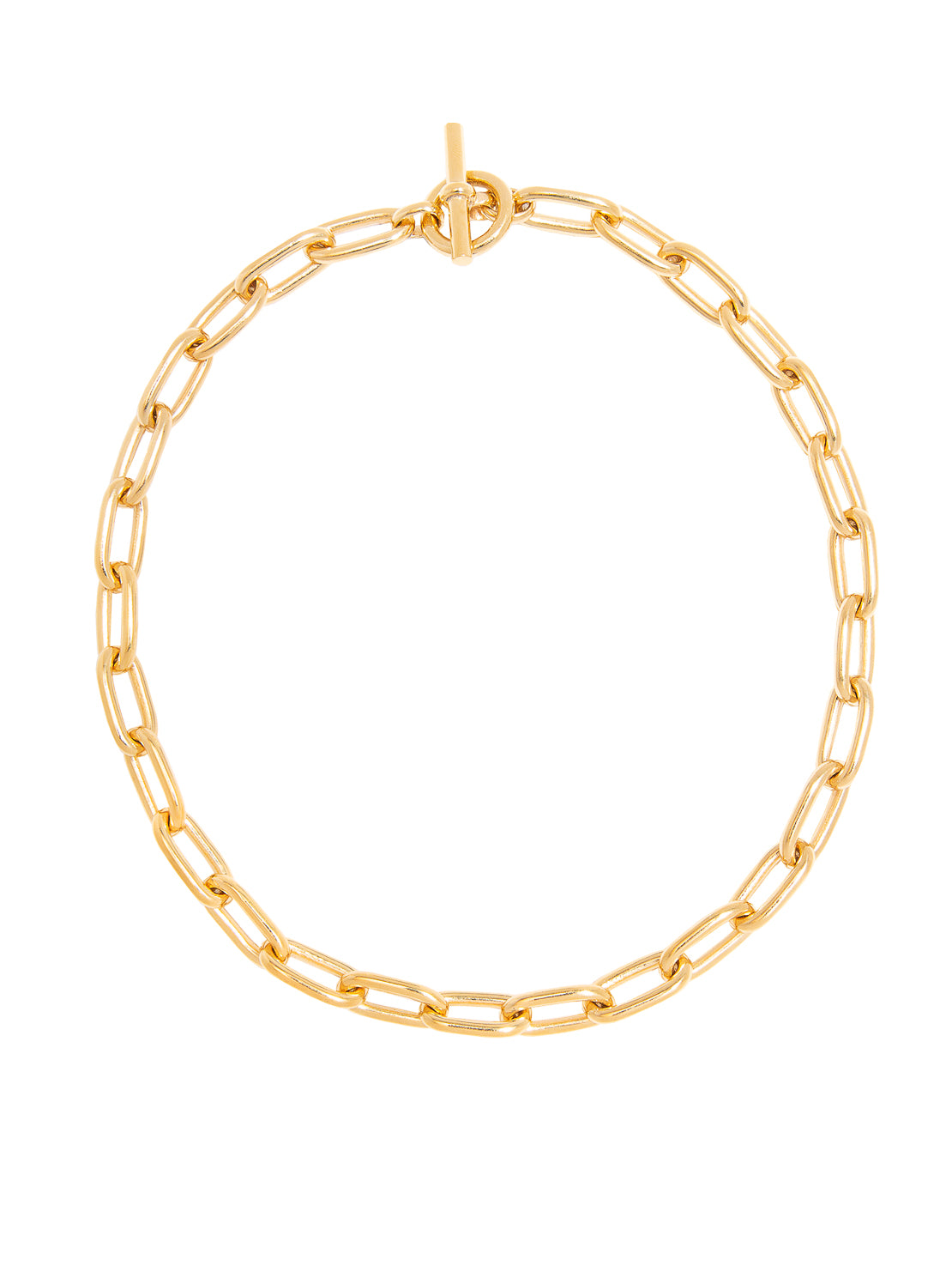 Small Gold Oval Linked Set