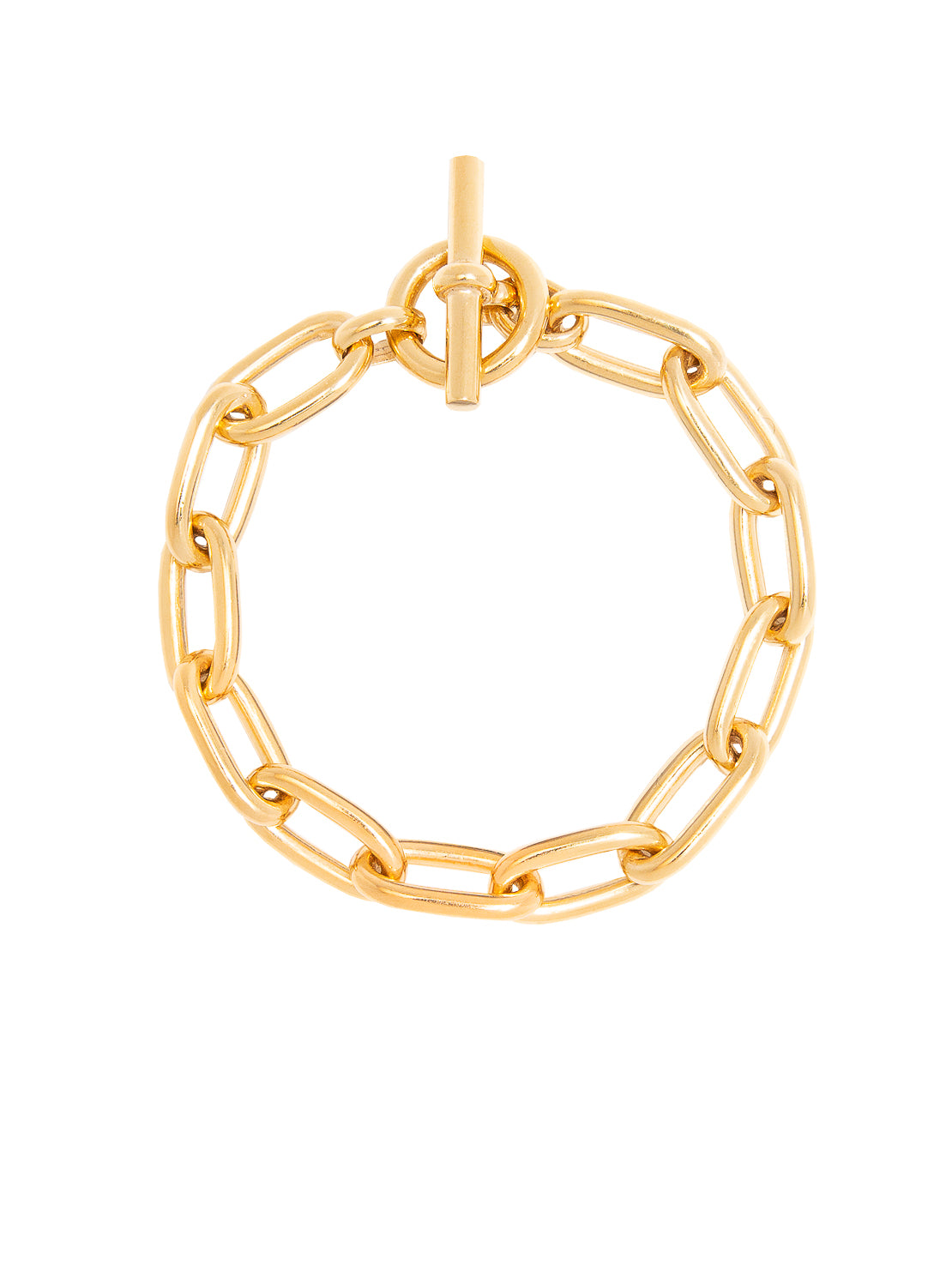 Small Gold Oval Linked Set