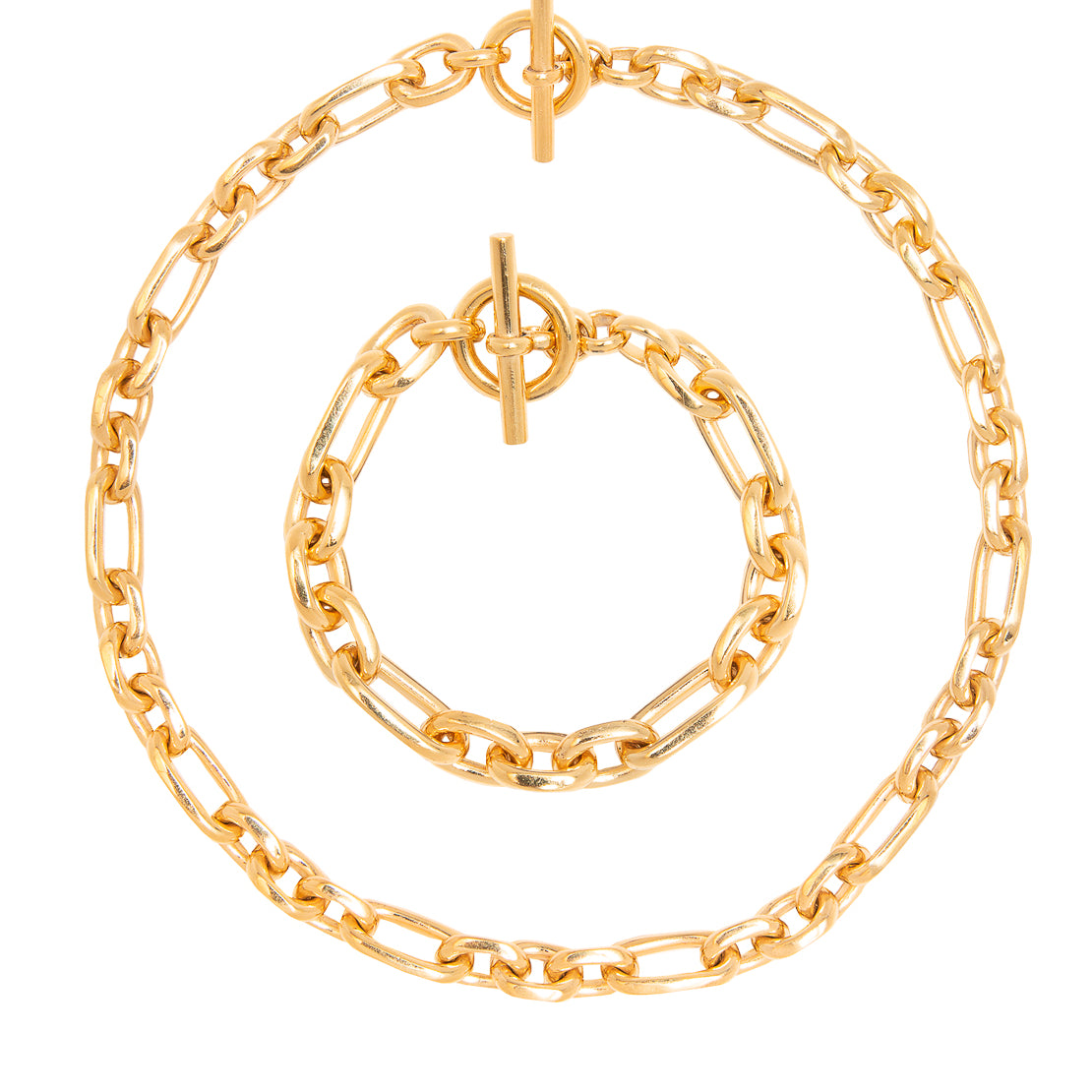 Small Gold Watch Chain Set