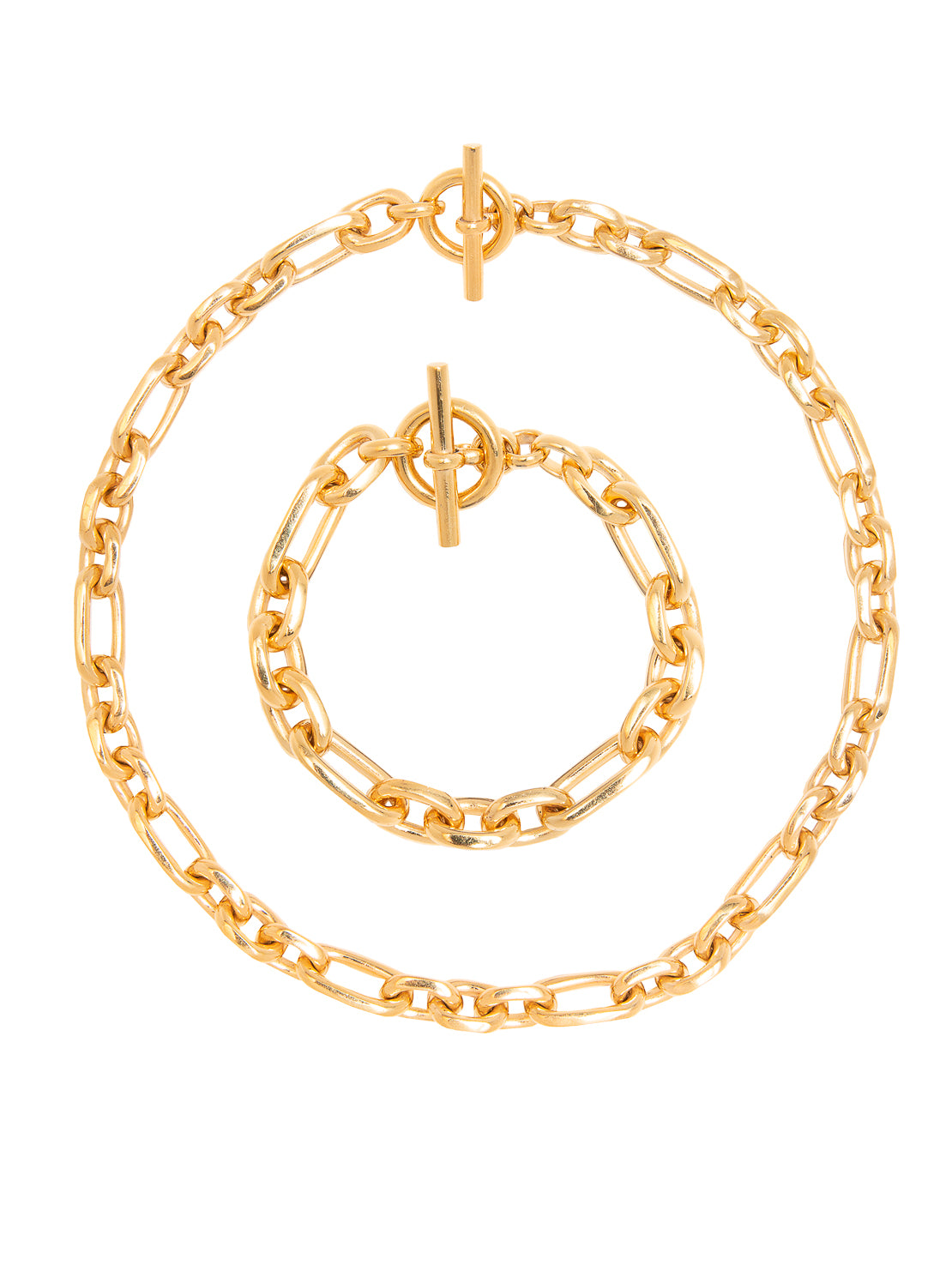 Small Gold Watch Chain Set