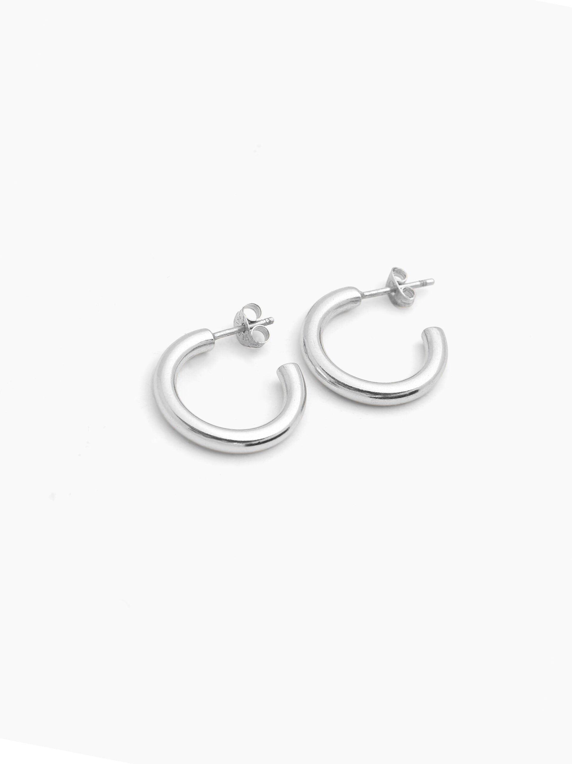 Small Silver Hoop Earrings