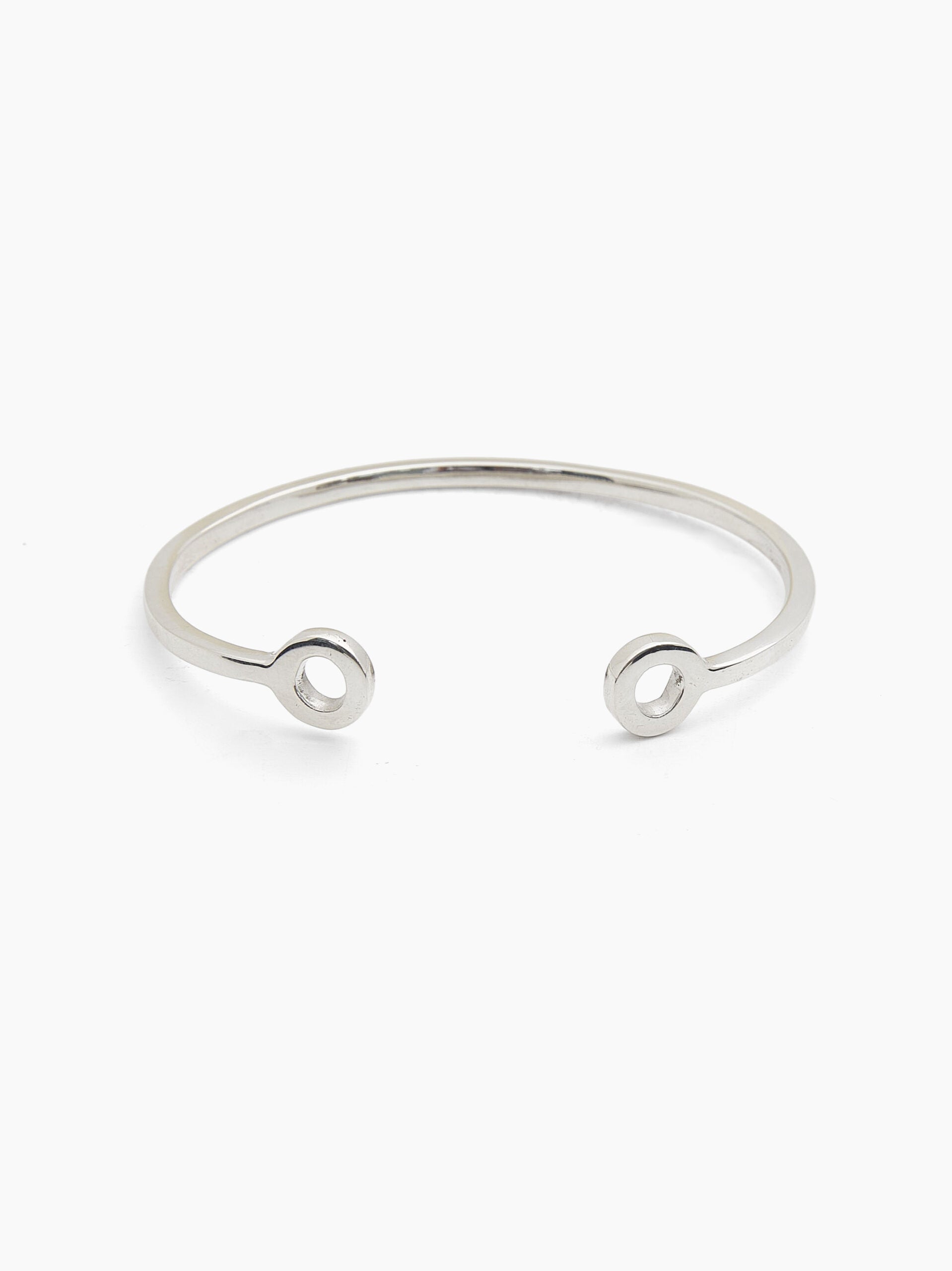 Silver Stacking Torque Bangle
