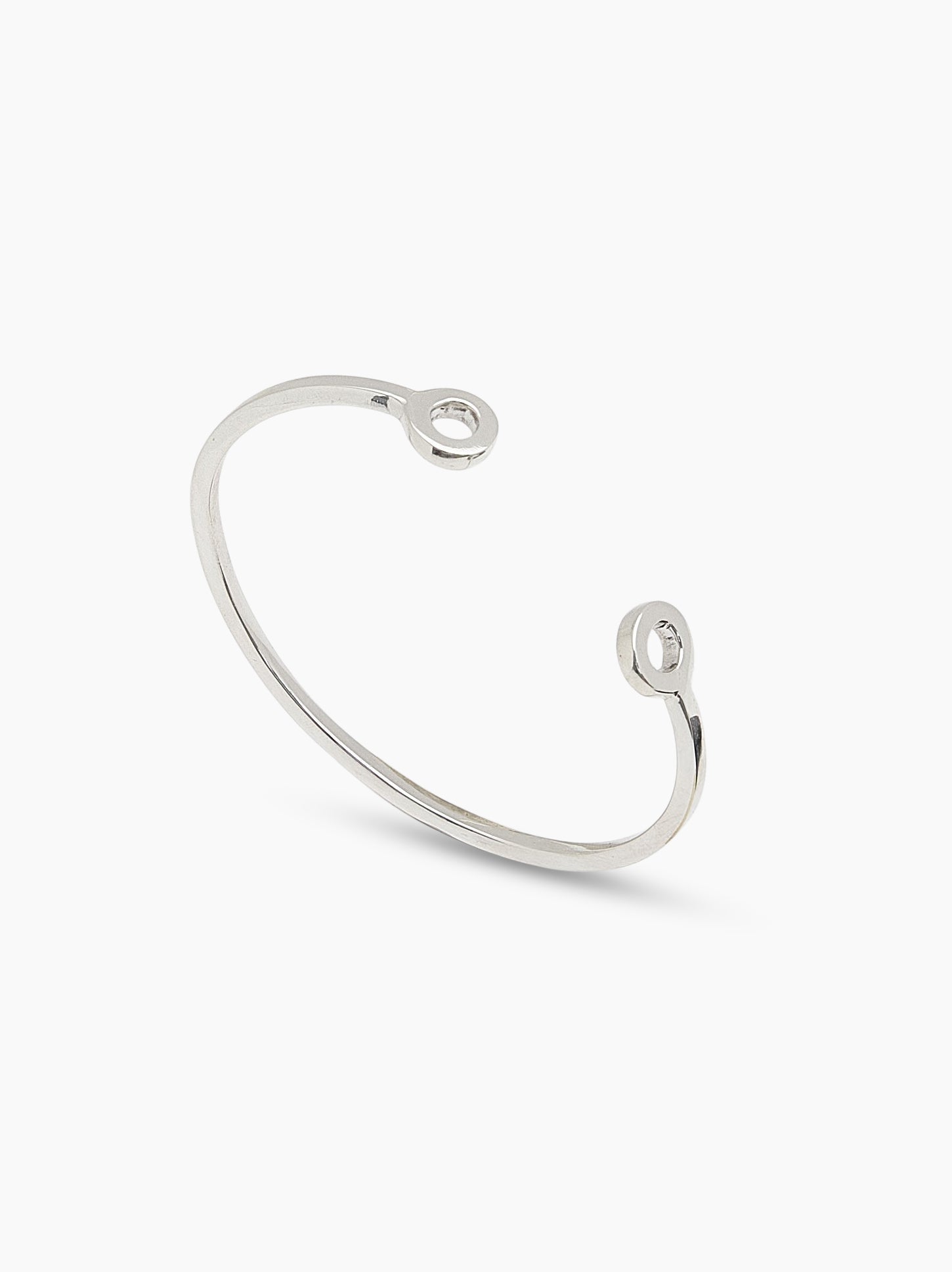 Silver Stacking Torque Bangle