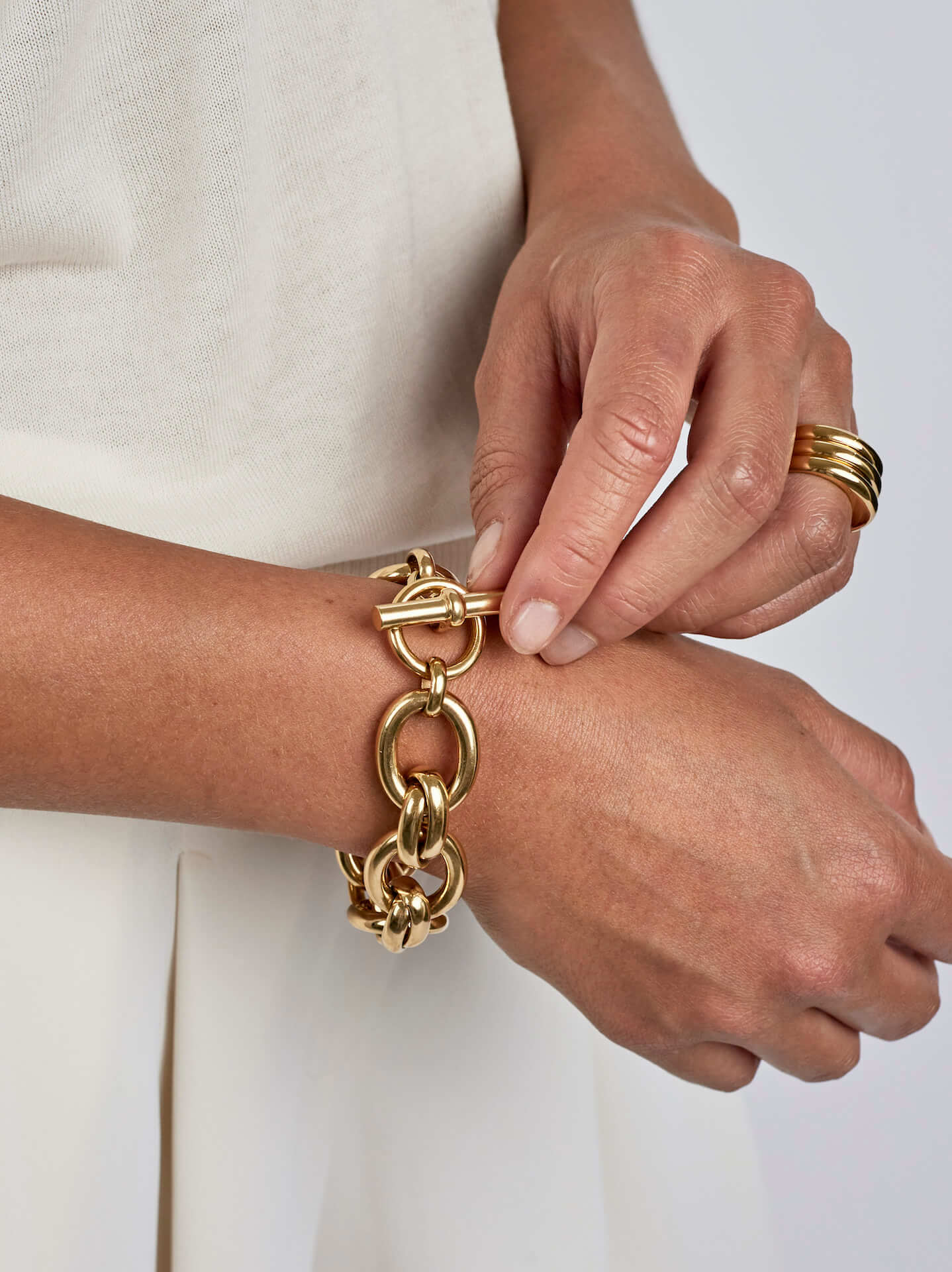 Chunky Linked Bracelets