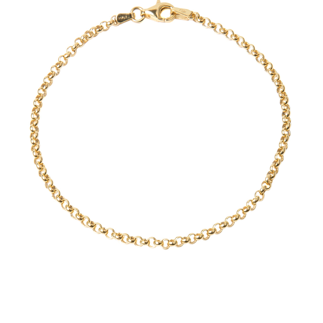 Fine Gold Belcher Bracelet